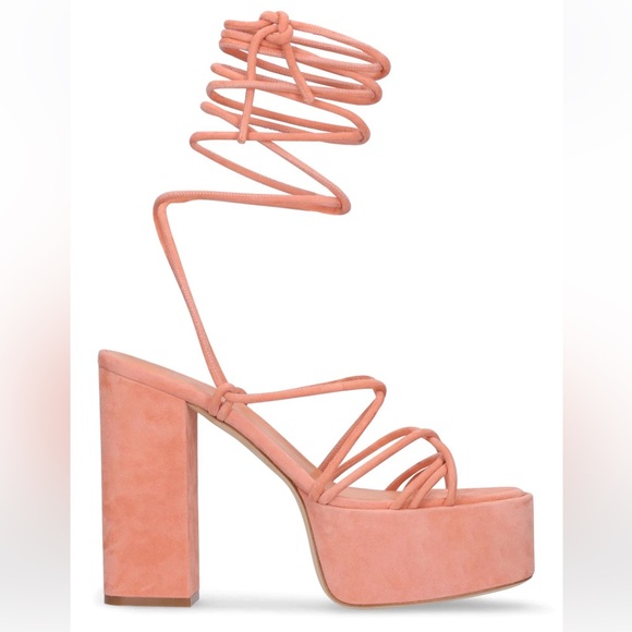 Paris Texas Malena Suede Platform Sandals - Picture 1 of 12